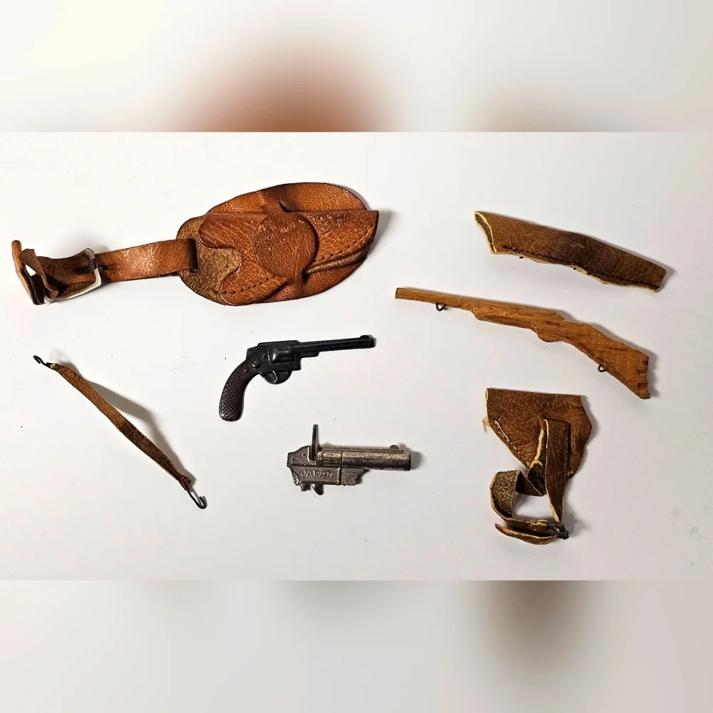 Vintage Miniature Cap Gun Parts from 1950's